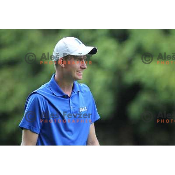 Tim Gornik of Slovenia in action during first round of Lumar Slovenian Open 2012, Alps tour tournament, played at golf course Ptuj, Slovenia on May 24,2012 