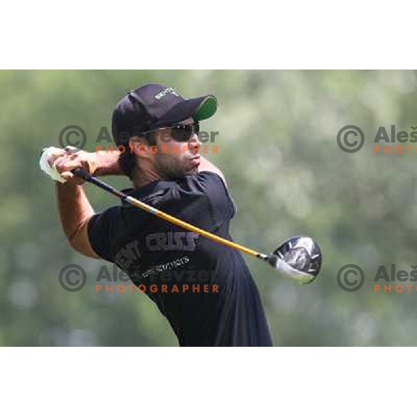 Frederic Abadie of France in action during first round of Lumar Slovenian Open 2012, Alps tour tournament, played at golf course Ptuj, Slovenia on May 24,2012 
