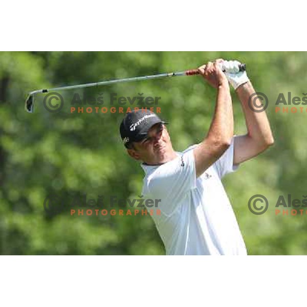 Bogdan Palovsnik of Slovenia in action during first round of Lumar Slovenian Open 2012, Alps tour tournament, played at golf course Ptuj, Slovenia on May 24,2012 
