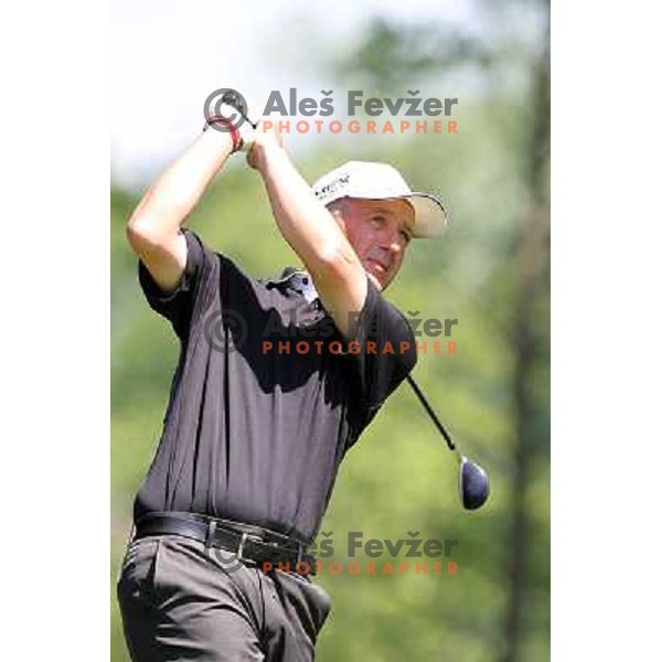 Adam Osmancevic of Slovenia in action during first round of Lumar Slovenian Open 2012, Alps tour tournament, played at golf course Ptuj, Slovenia on May 24,2012 