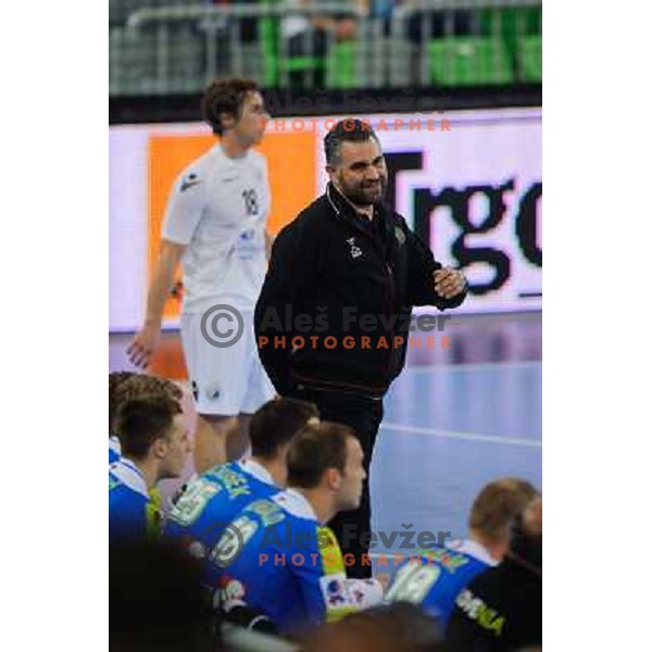 Boris Denic in action during handball game Slovenia- Portugal, Handball World championship 2013 Qualifier, Stozice Arena, Ljubljana, 09.06.2012 
