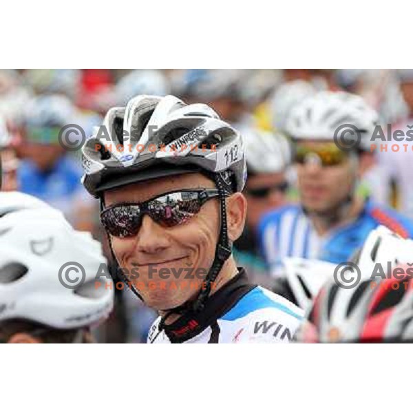Marko Baloh of Slovenia during Cycling marathon Franja - UCI World Cycling Tour in Ljubljana, Slovenia on June 10, 012 