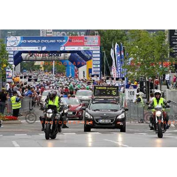 Cycling marathon Franja - UCI World Cycling Tour in Ljubljana, Slovenia on June 10, 012 