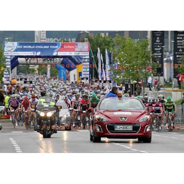 Cycling marathon Franja - UCI World Cycling Tour in Ljubljana, Slovenia on June 10, 012 
