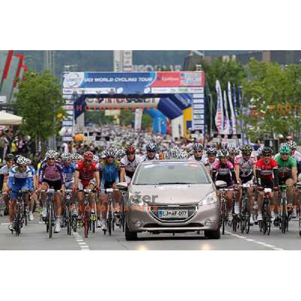 Cycling marathon Franja - UCI World Cycling Tour in Ljubljana, Slovenia on June 10, 012 