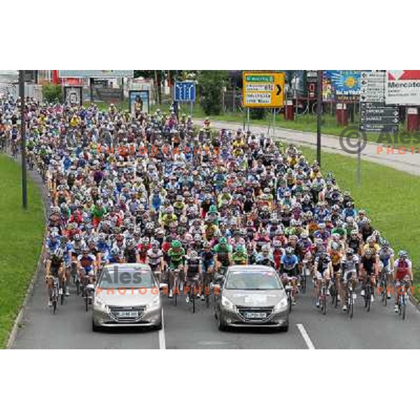 Cycling marathon Franja - UCI World Cycling Tour in Ljubljana, Slovenia on June 10, 012 