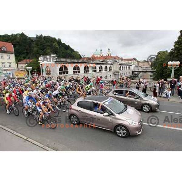 Cycling marathon Franja - UCI World Cycling Tour in Ljubljana, Slovenia on June 10, 012 