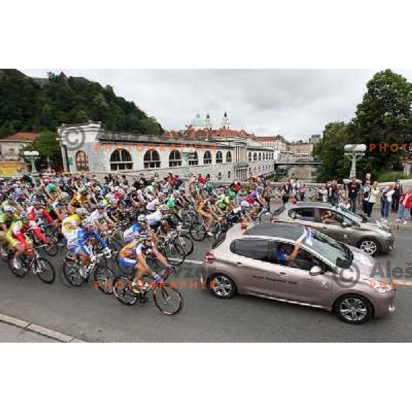 Cycling marathon Franja - UCI World Cycling Tour in Ljubljana, Slovenia on June 10, 012 