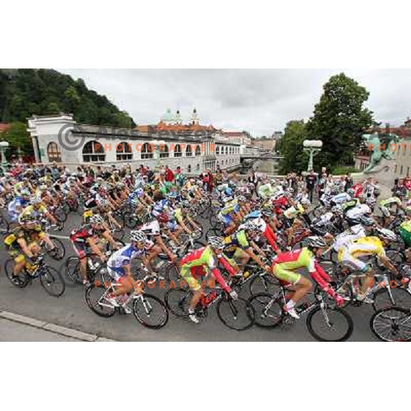 Cycling marathon Franja - UCI World Cycling Tour in Ljubljana, Slovenia on June 10, 012 