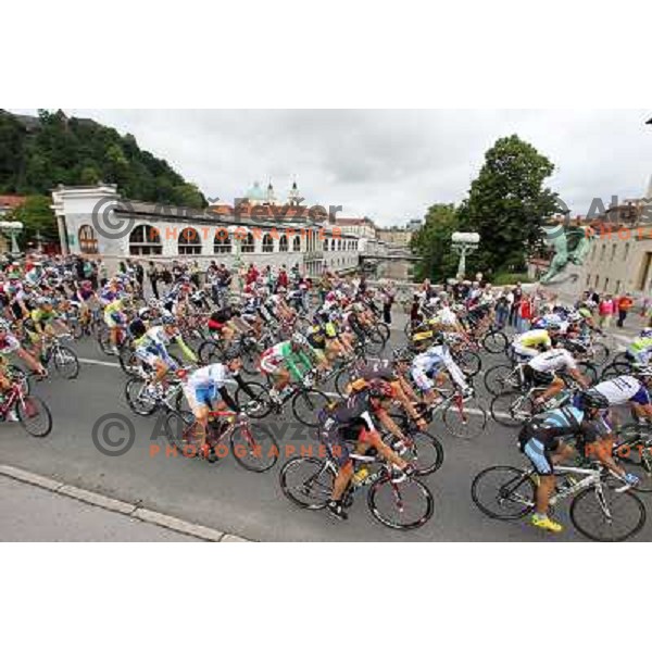 Cycling marathon Franja - UCI World Cycling Tour in Ljubljana, Slovenia on June 10, 012 