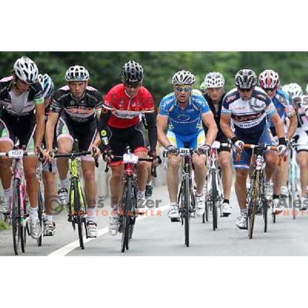 Gilberto Simoni of Italy during Cycling marathon Franja - UCI World Cycling Tour in Ljubljana, Slovenia on June 10, 012 