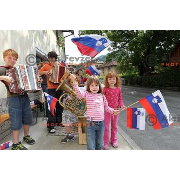 Cycling marathon Franja - UCI World Cycling Tour in Ljubljana, Slovenia on June 10, 012 