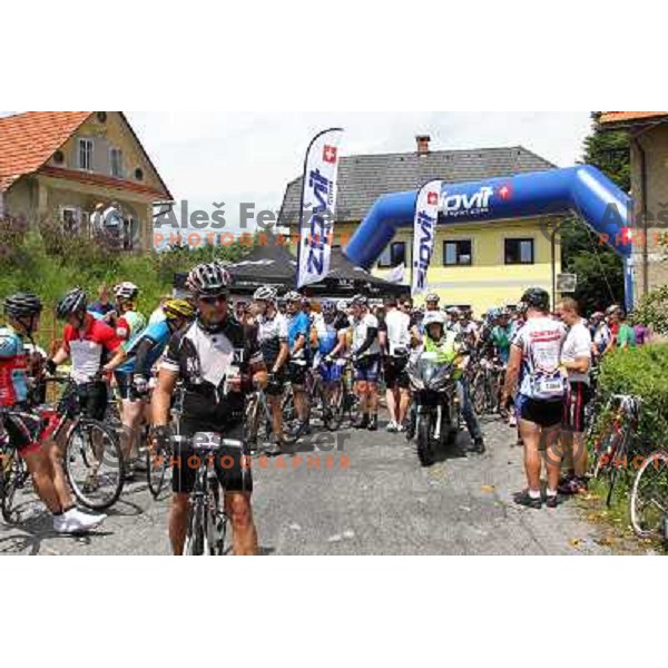 Cycling marathon Franja - UCI World Cycling Tour in Ljubljana, Slovenia on June 10, 012 