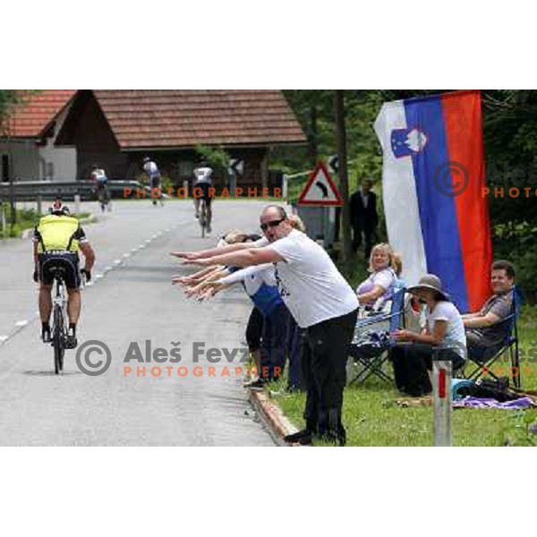 Cycling marathon Franja - UCI World Cycling Tour in Ljubljana, Slovenia on June 10, 012 