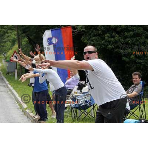 Cycling marathon Franja - UCI World Cycling Tour in Ljubljana, Slovenia on June 10, 012 
