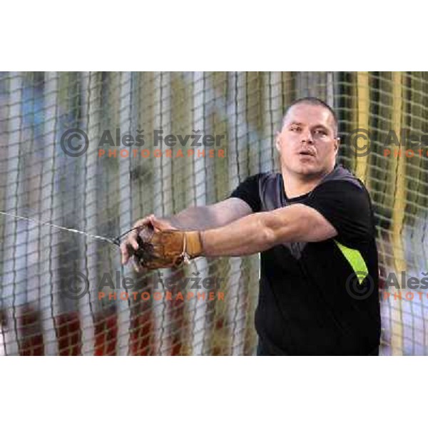 Kriszstian Pars of Hungary at 17.International Athletic Meeting in Velenje, Slovenia on June 14, 2012 