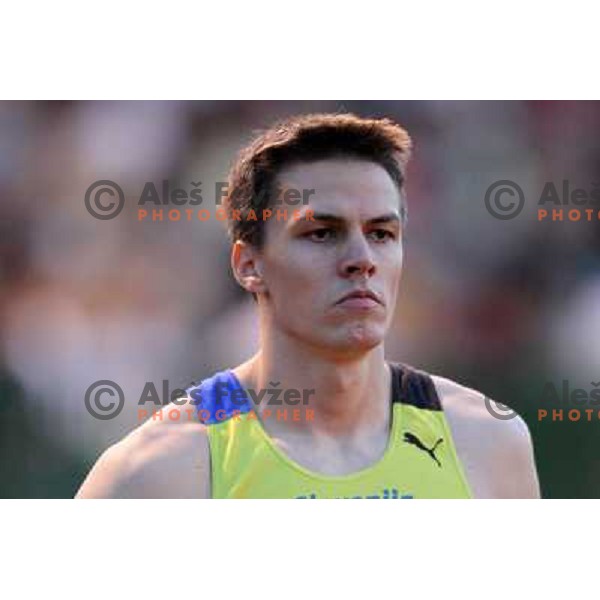 Brent La Rue of Slovenia at 17.International Athletic Meeting in Velenje, Slovenia on June 14, 2012 