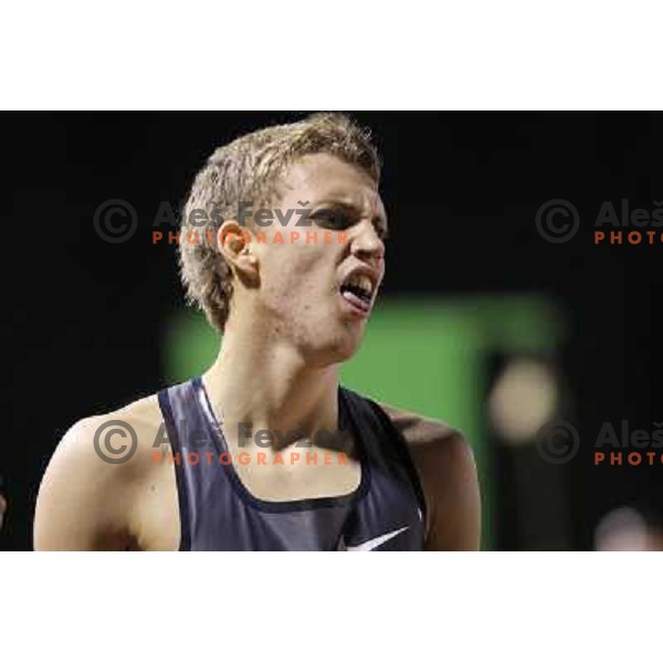 Zan Rudolf of Slovenia at 17.International Athletic Meeting in Velenje, Slovenia on June 14, 2012 