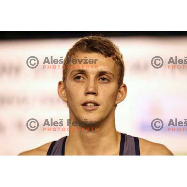 Zan Rudolf of Slovenia at 17.International Athletic Meeting in Velenje, Slovenia on June 14, 2012 