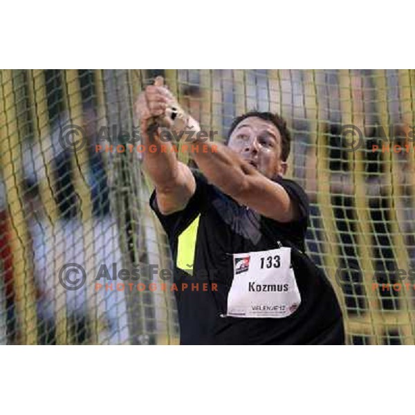 Primoz Kozmus of Slovenia at 17.International Athletic Meeting in Velenje, Slovenia on June 14, 2012 