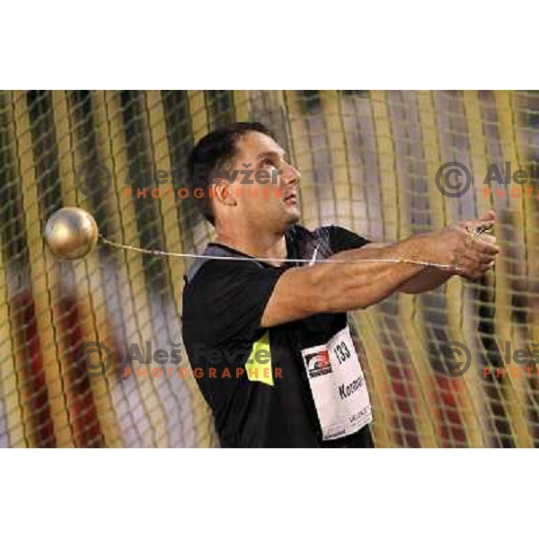 Primoz Kozmus of Slovenia at 17.International Athletic Meeting in Velenje, Slovenia on June 14, 2012 