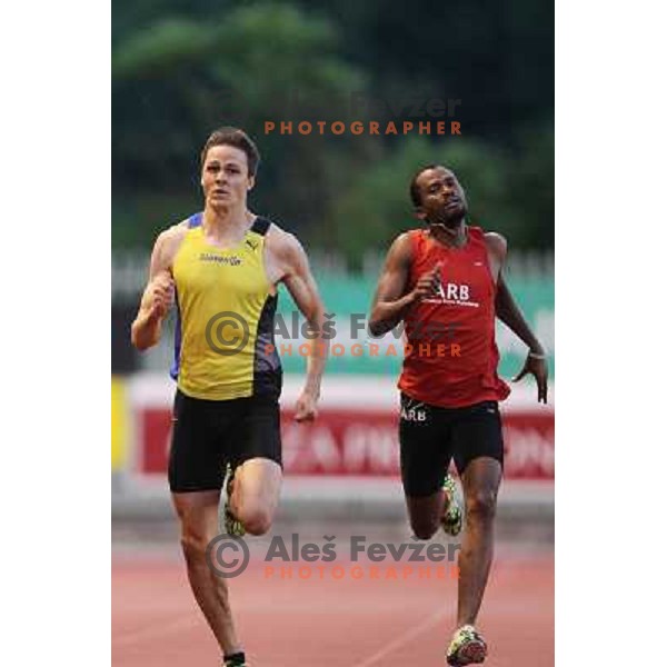 Brent La Rue of Slovenia at 17.International Athletic Meeting in Velenje, Slovenia on June 14, 2012 