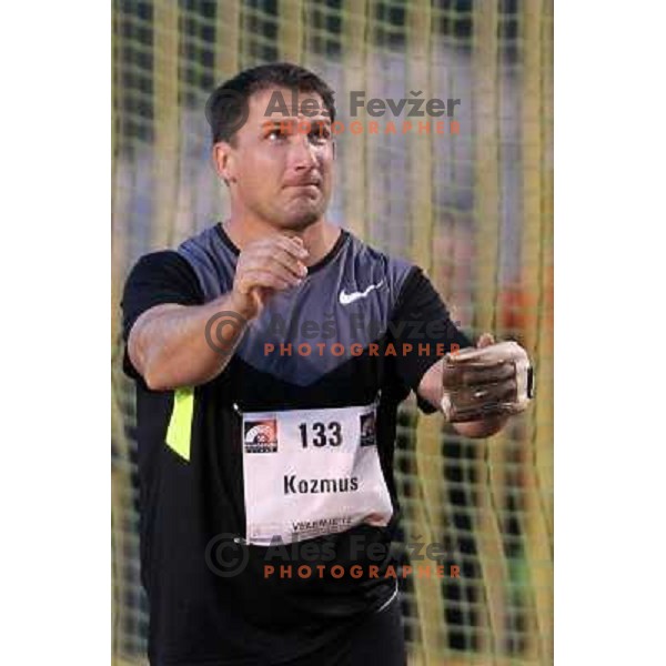 Primoz Kozmus of Slovenia at 17.International Athletic Meeting in Velenje, Slovenia on June 14, 2012 