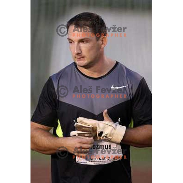 Primoz Kozmus of Slovenia at 17.International Athletic Meeting in Velenje, Slovenia on June 14, 2012 