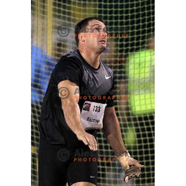 Primoz Kozmus of Slovenia at 17.International Athletic Meeting in Velenje, Slovenia on June 14, 2012 
