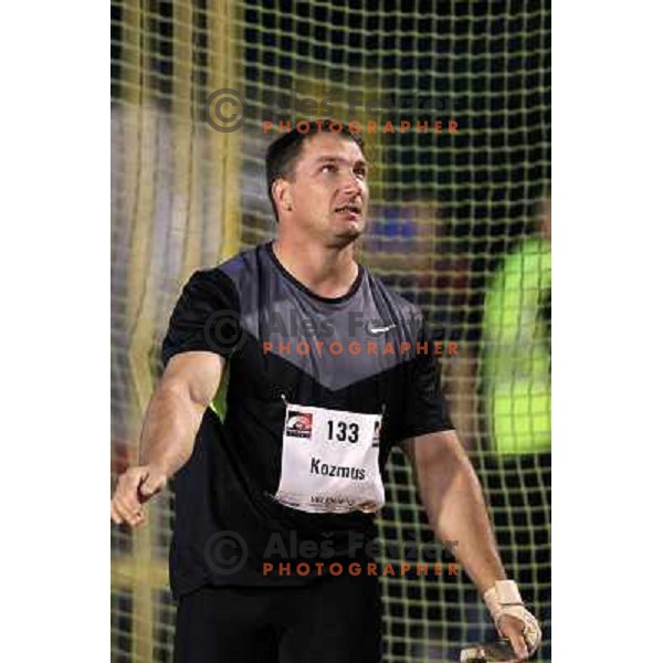 Primoz Kozmus of Slovenia at 17.International Athletic Meeting in Velenje, Slovenia on June 14, 2012 