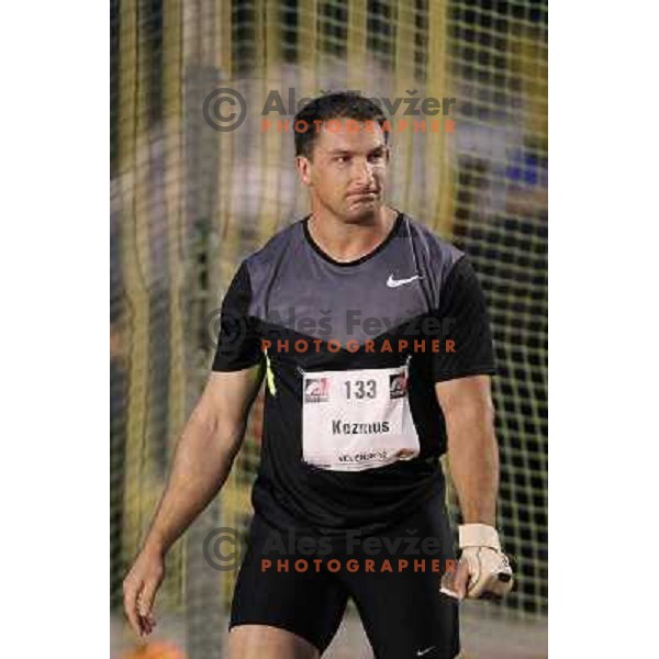 Primoz Kozmus of Slovenia at 17.International Athletic Meeting in Velenje, Slovenia on June 14, 2012 