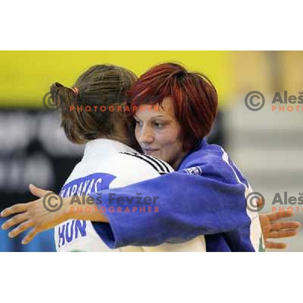 Vesna Dzukic of Slovenia at European Cup Seniors "Celje Open" Judo tournament in Zlatorog Hall, Celje, Slovenia on June 16, 2012 