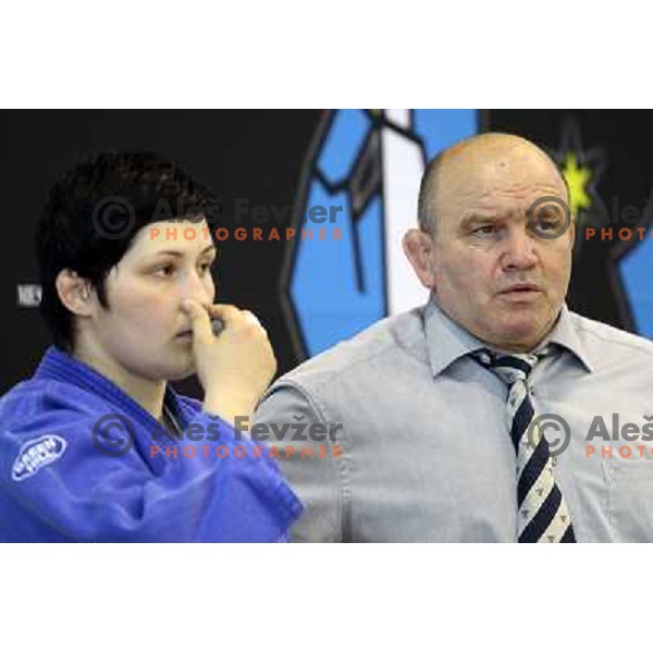 Marjan Fabjan , coach of Slovenia at European Cup Seniors "Celje Open" Judo tournament in Zlatorog Hall, Celje, Slovenia on June 16, 2012 