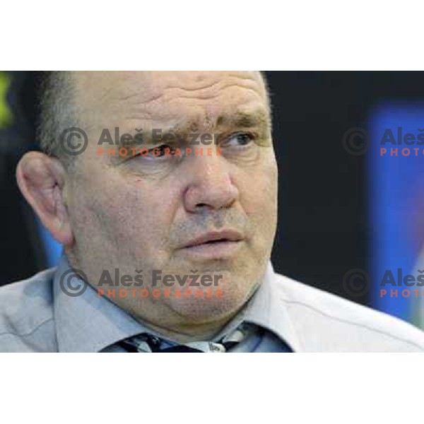 Marjan Fabjan , coach of Slovenia at European Cup Seniors "Celje Open" Judo tournament in Zlatorog Hall, Celje, Slovenia on June 16, 2012 
