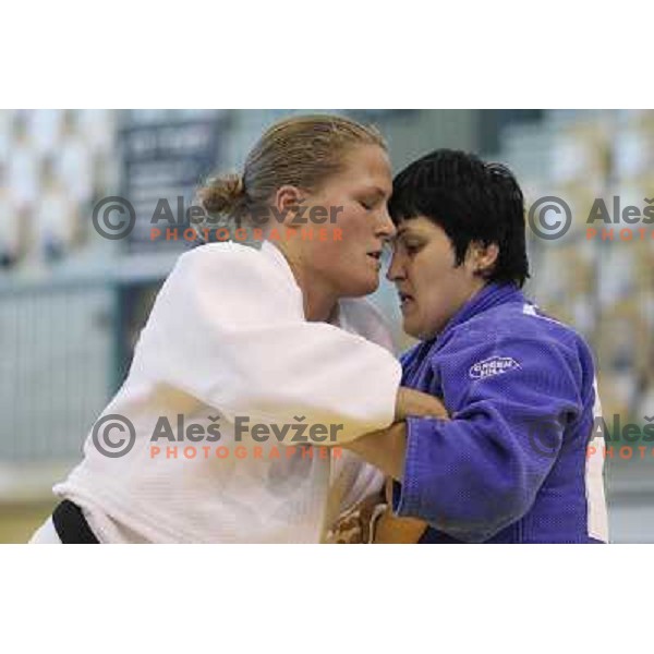 Lucija Polavder of Slovenia at European Cup Seniors "Celje Open" Judo tournament in Zlatorog Hall, Celje, Slovenia on June 16, 2012 