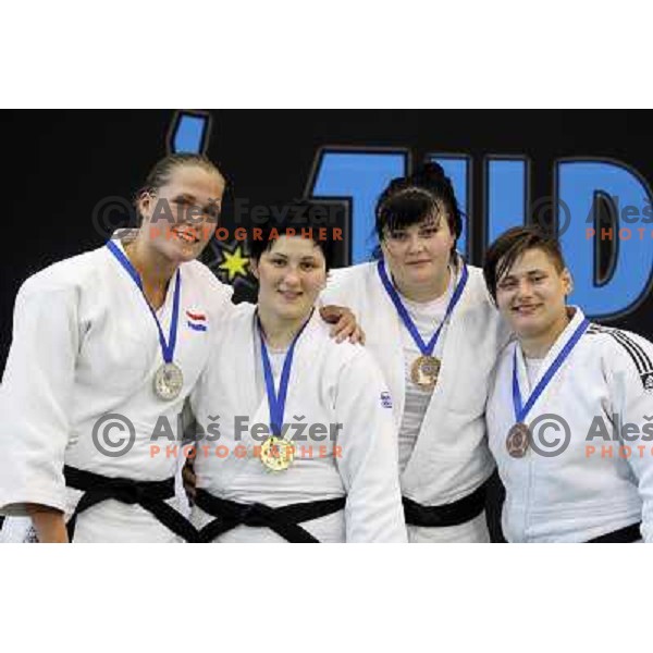 Lucija Polavder of Slovenia at European Cup Seniors "Celje Open" Judo tournament in Zlatorog Hall, Celje, Slovenia on June 16, 2012 