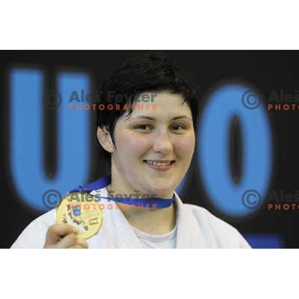 Lucija Polavder of Slovenia at European Cup Seniors "Celje Open" Judo tournament in Zlatorog Hall, Celje, Slovenia on June 16, 2012 