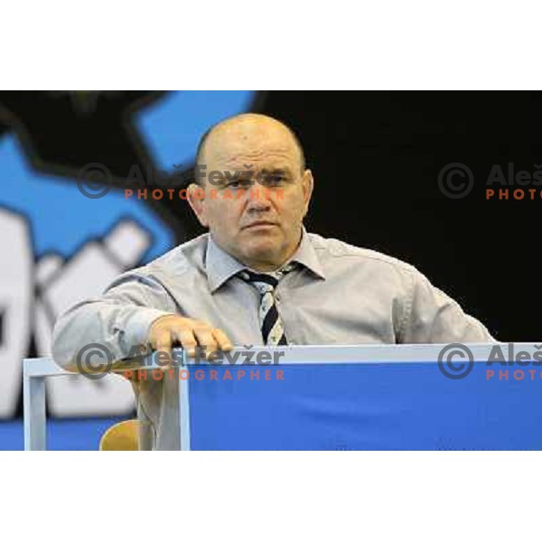 Marjan Fabjan , coach of Slovenia at European Cup Seniors "Celje Open" Judo tournament in Zlatorog Hall, Celje, Slovenia on June 16, 2012 