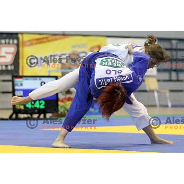 Vesna Dzukic of Slovenia at European Cup Seniors "Celje Open" Judo tournament in Zlatorog Hall, Celje, Slovenia on June 16, 2012 