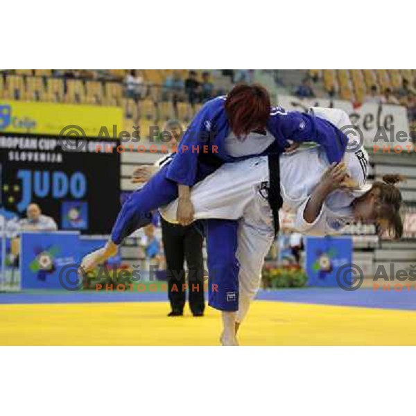 Vesna Dzukic of Slovenia at European Cup Seniors "Celje Open" Judo tournament in Zlatorog Hall, Celje, Slovenia on June 16, 2012 