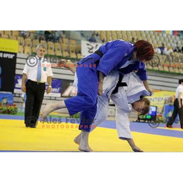 Vesna Dzukic of Slovenia at European Cup Seniors "Celje Open" Judo tournament in Zlatorog Hall, Celje, Slovenia on June 16, 2012 