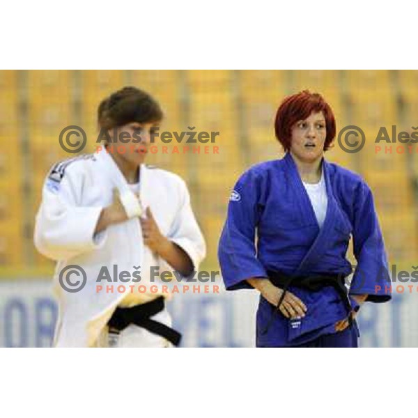 Vesna Dzukic of Slovenia at European Cup Seniors "Celje Open" Judo tournament in Zlatorog Hall, Celje, Slovenia on June 16, 2012 