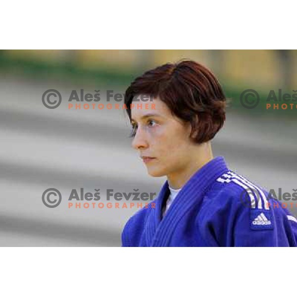 Nina Milosevic of Slovenia at European Cup Seniors "Celje Open" Judo tournament in Zlatorog Hall, Celje, Slovenia on June 16, 2012 