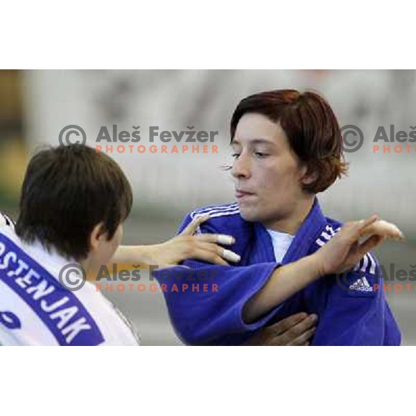 Nina Milosevic of Slovenia at European Cup Seniors "Celje Open" Judo tournament in Zlatorog Hall, Celje, Slovenia on June 16, 2012 
