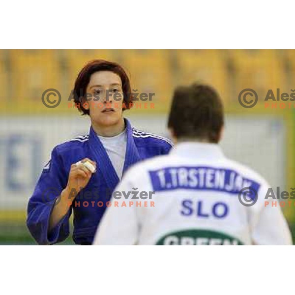 Nina Milosevic of Slovenia at European Cup Seniors "Celje Open" Judo tournament in Zlatorog Hall, Celje, Slovenia on June 16, 2012 