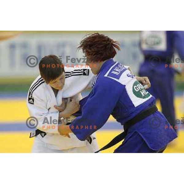 Tina Trstenjak of Slovenia at European Cup Seniors "Celje Open" Judo tournament in Zlatorog Hall, Celje, Slovenia on June 16, 2012 
