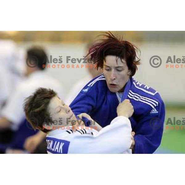 Nina Milosevic of Slovenia at European Cup Seniors "Celje Open" Judo tournament in Zlatorog Hall, Celje, Slovenia on June 16, 2012 