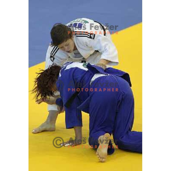 Tina Trstenjak of Slovenia at European Cup Seniors "Celje Open" Judo tournament in Zlatorog Hall, Celje, Slovenia on June 16, 2012 