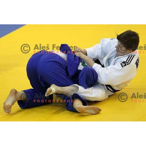 Tina Trstenjak of Slovenia at European Cup Seniors "Celje Open" Judo tournament in Zlatorog Hall, Celje, Slovenia on June 16, 2012 