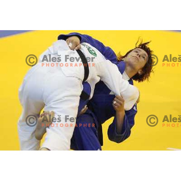Nina Milosevic of Slovenia at European Cup Seniors "Celje Open" Judo tournament in Zlatorog Hall, Celje, Slovenia on June 16, 2012 